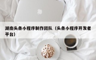 大庆湖南头条小程序制作团队（头条小程序开发者平台）